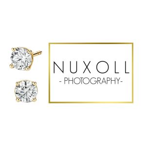 1.5 carat tw yellow gold Diamond Earrings and Photo Session with Nuxoll Photography